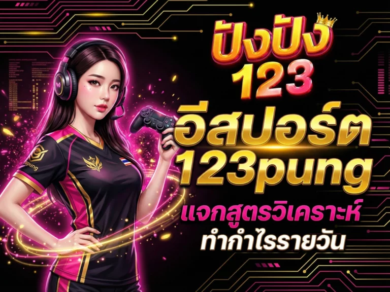 อีสปอร์ต 123pung แจกสูตรวิเคราะห์&nbsp;ทำกำไรรายวัน