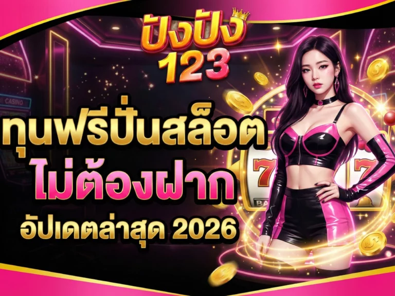 ทุนฟรีปั่นสล็อต 123pung ไม่ต้องฝาก อัปเดตล่าสุด 2026
