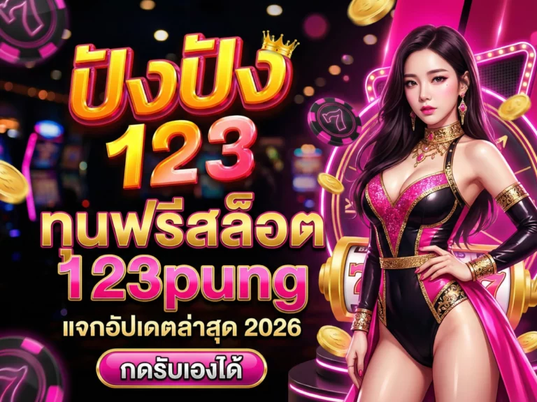 ทุนฟรีสล็อต 123pung แจกอัปเดตล่าสุด 2026 กดรับเองได้