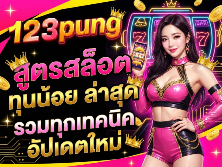 สูตรสล็อต ทุนน้อย ล่าสุด 123pung รวมทุกเทคนิค อัปเดตใหม่