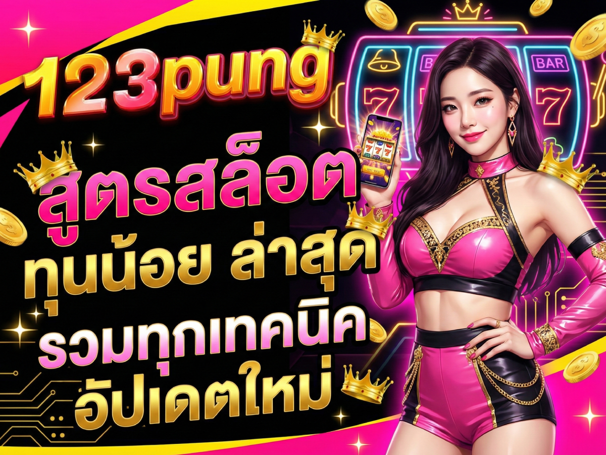 สูตรสล็อต ทุนน้อย ล่าสุด 123pung รวมทุกเทคนิค อัปเดตใหม่